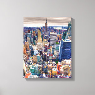 Toile Empire State Building et Midtown Manhattan