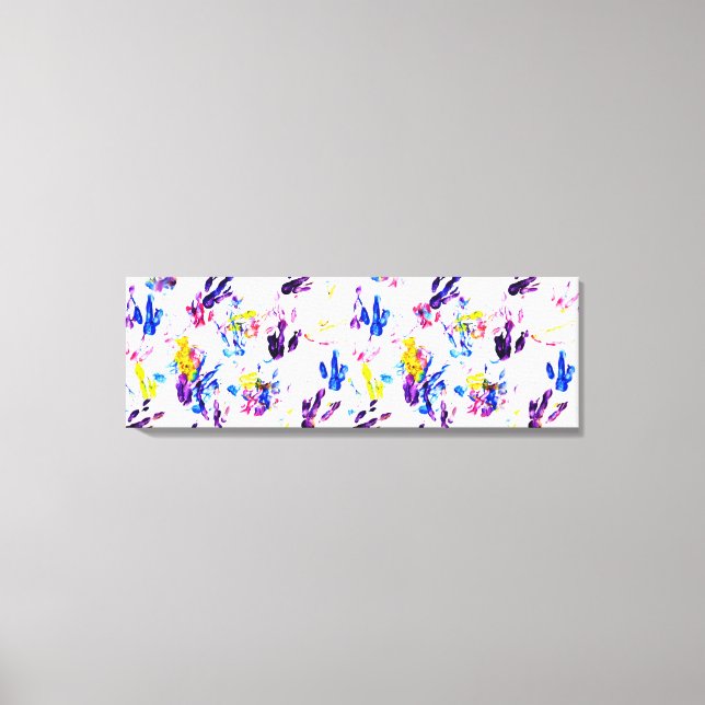 Toile empreintes de pingouin (Recto)