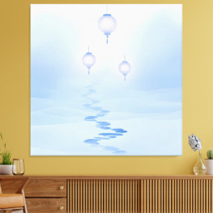 Toile Empreintes Jardin Zen Voyage