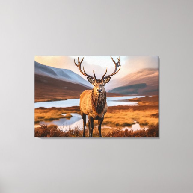 Toile en Elk de Yellowstone (Recto)