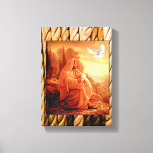 Toile en toile étirée de Jésus-Christ