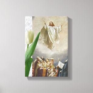 Toile en toile étirée de Jésus-Christ