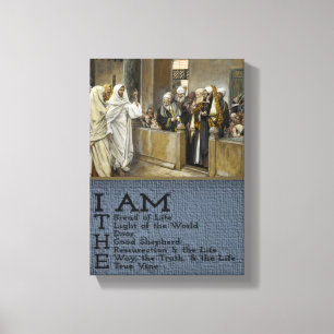 Toile en toile étirée de Jésus-Christ