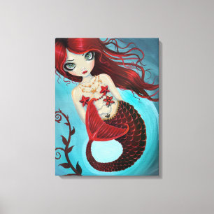 Toile encadrée Ruby Mermaid