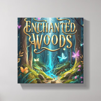 Toile Enchanted Woods magique