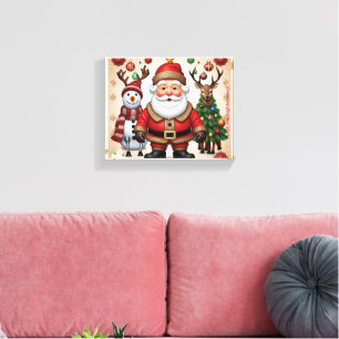 Toile "Enchanter l'éclat de Noël"