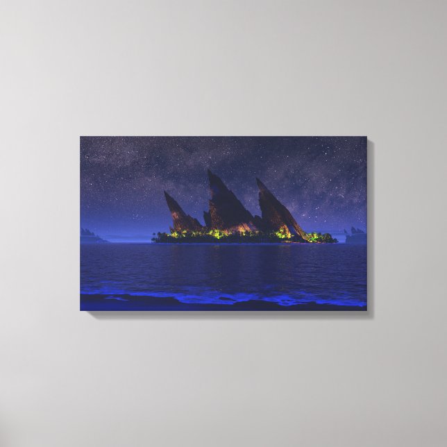 Toile Endless Blue (Starlight) (Recto)