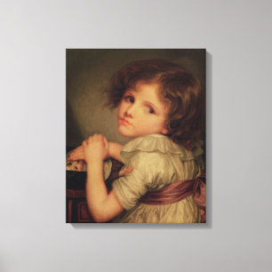 Toile Enfant avec une poupée