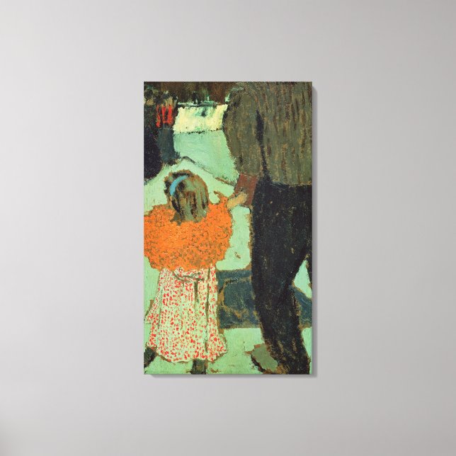 Toile Enfant portant une écharpe rouge, c. 1891 (Recto)