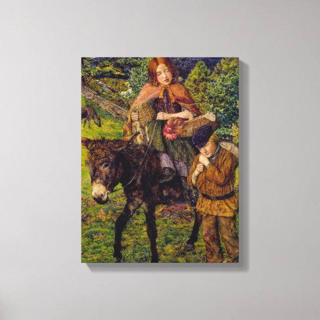 Toile Enfants au marché (par John Lee) (Recto)