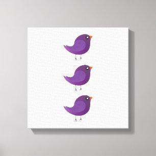Toile Enfants oiseau mignon 