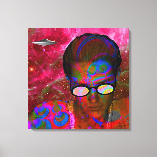 Toile Enlèvement d'Aliens (Recto)