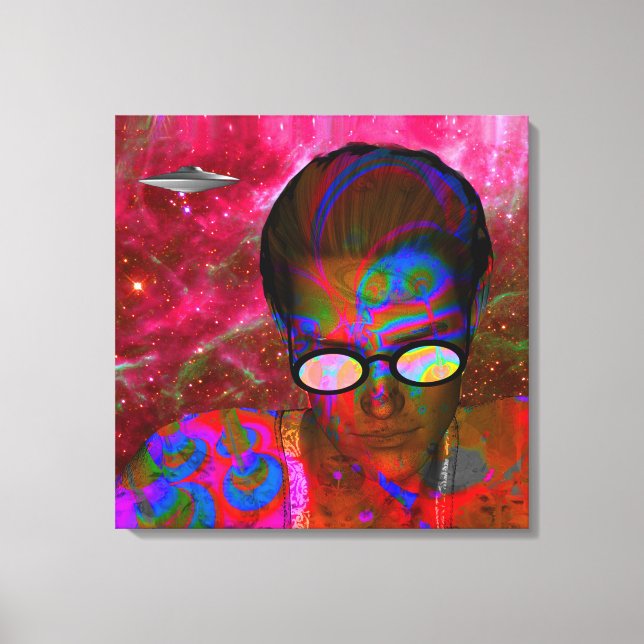 Toile Enlèvement d'Aliens (Recto)