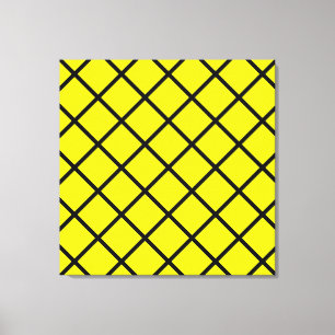 Toile enrobée de croix de Crises Noires Jaunes