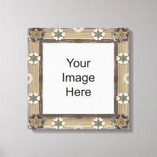 Toile enrobée de Modèle photo de gemme et de perle