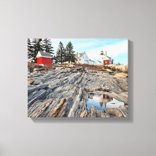 Toile enrobée de Pemaquied Point Lighthouse Maine