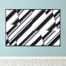 Toile enroulée avec design abstrait moderne