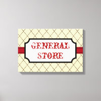 Enseigne de magasin général Art