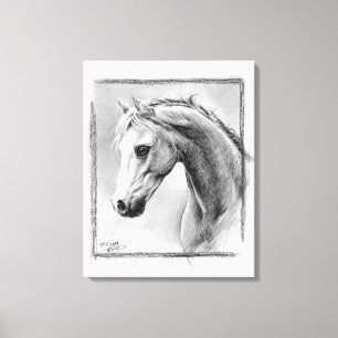 Toile enveloppée à la tête de cheval