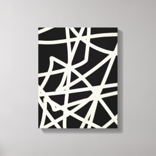 toile enveloppée art moderne chic abstrait