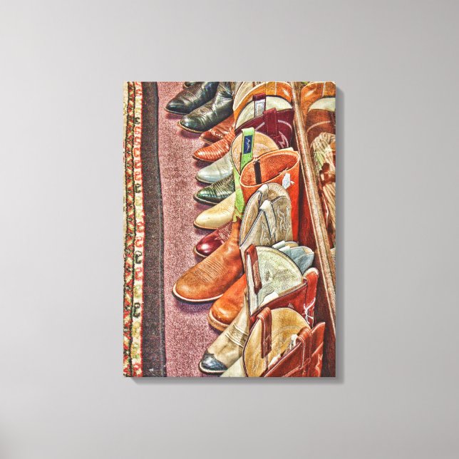 Toile Enveloppée Boots (Recto)