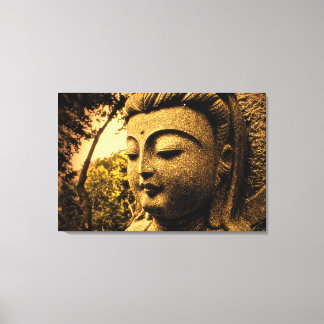 Toile enveloppée de bouddha paisible
