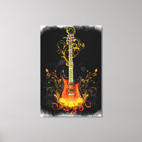Toile enveloppée de Guitare Art 1A