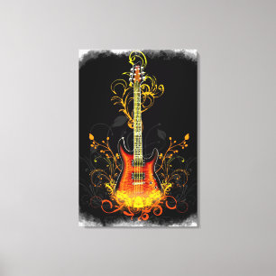 Toile enveloppée de Guitare Art 1A
