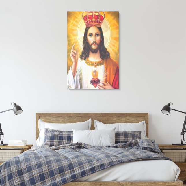 Toile Enveloppée de Jésus King (Insitu(Chambre))