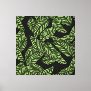 toile enveloppée feuille jungle