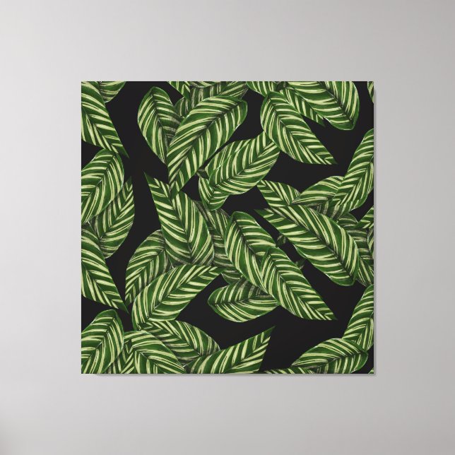 toile enveloppée feuille jungle (Recto)