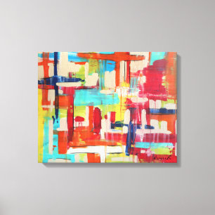 Toile enveloppée par 20x16 de croisements