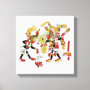 Toile enveloppée par art Mesoamerican maya antiqu