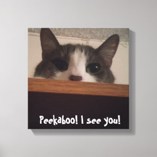 Toile enveloppée par image espiègle mignonne de