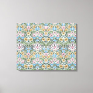 Toile enveloppée par motif de William Morris le