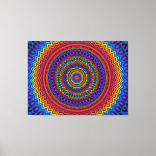 Toile enveloppée par Spirograph de Guilloché