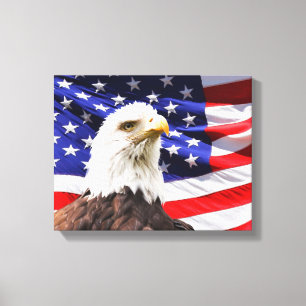 Toile enveloppée patriotique