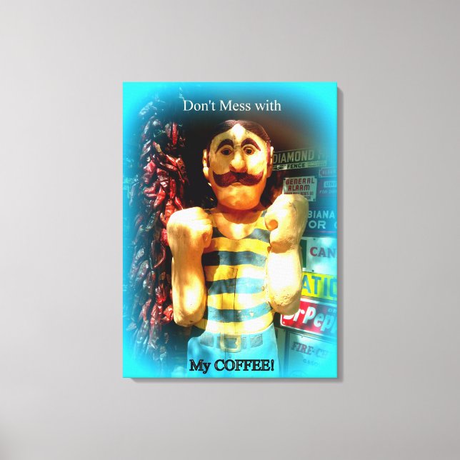 toile enveloppée pour amoureux du café (Recto)