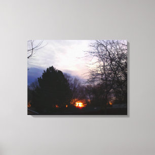 Toile Enveloppée Sunrise de Fireball