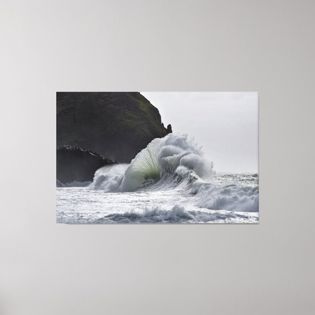 Toile Epic Waves at Cape Disnomination, Etat de l'WA (Recto)