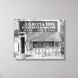 Toile Épicerie et magasin de fourrage, 1938