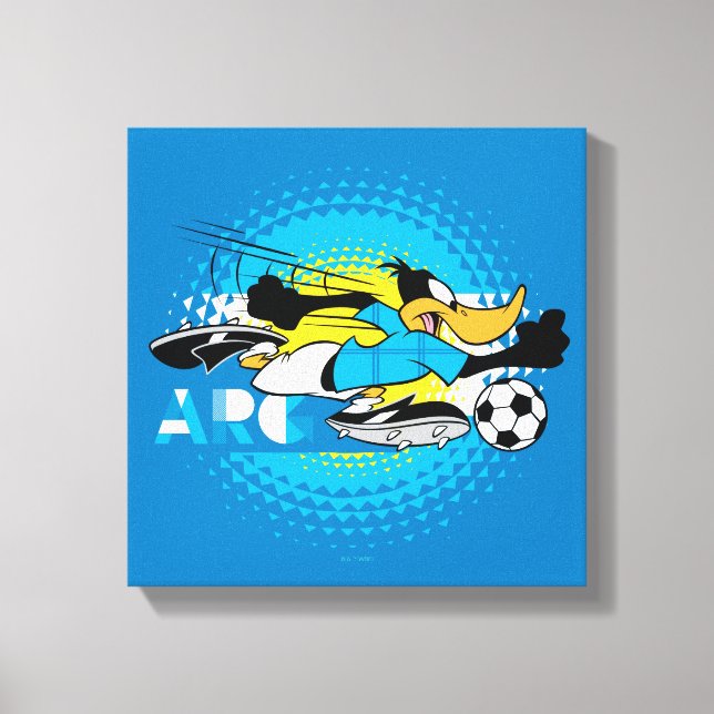 Toile Équipe Argentine de football Graphique de DAFFY DU (Recto)