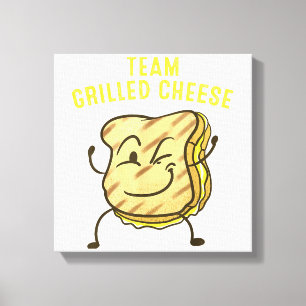 Toile Équipe cool cadeau de grilled cheese drôle d'équip