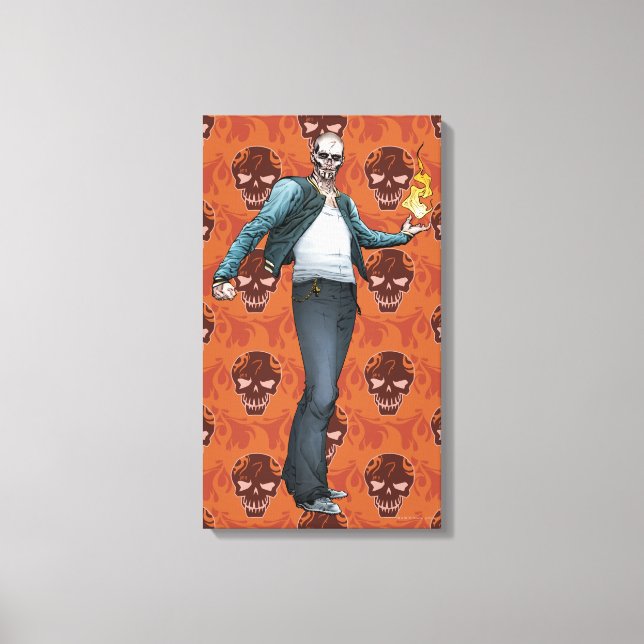 Toile Équipe de suicide | El Diablo Comic Book Art (Recto)