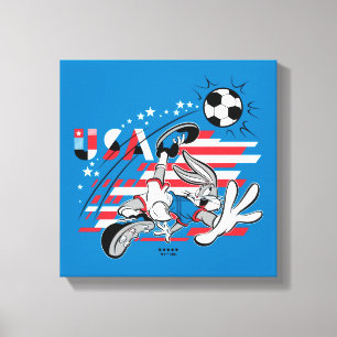 Toile Équipe USA de football graphique de BUGS BUNNY™