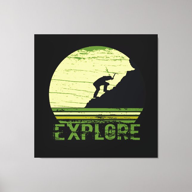 Toile escalade de montagne (Recto)