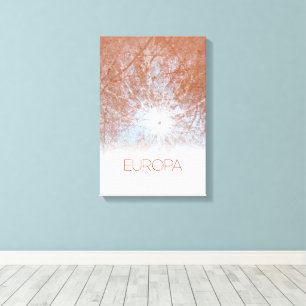 Toile Espace Extérieur, Cosmos, Système Solaire, Lune Eu