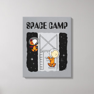 Toile ESPACE   Snoopy & Charlie Brown