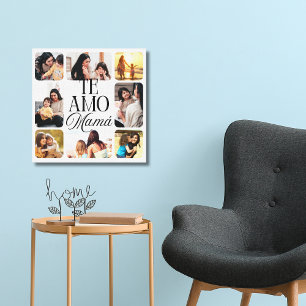 Toile Espagnol Je t'aime Maman 8 Photo Cadeau Fête des M