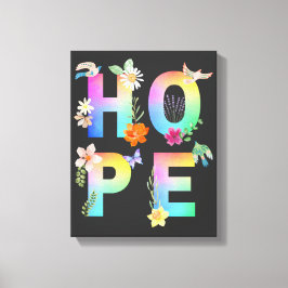Toile Espérer Motivation artistique positive Inspiration